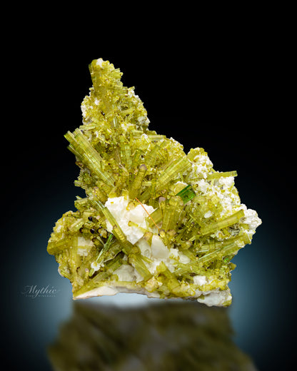 Green Tourmaline Crystal Bunch Damage-Free Double-Terminated  – 233 Grams (Chapo Mine, Pakistan)